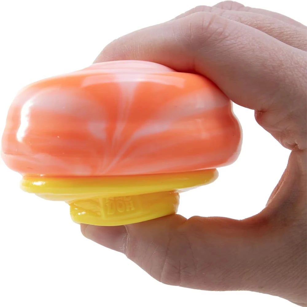 Needoh Ice Cream Sensory Toy | Stress Relieving Pinch Block | Adult Fidget Gift