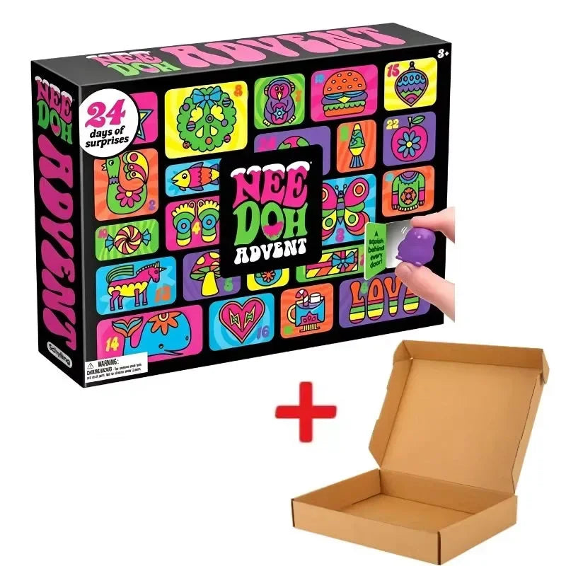 Advent Calendar | 2026 Stress Relief Toy Surprise Box | 3D PVC Fidget Dolls | Holiday Countdown Gift