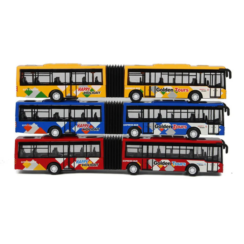 Alloy Bus Model High Simulation Toy Car Model Diecast Plastic Toyland EU