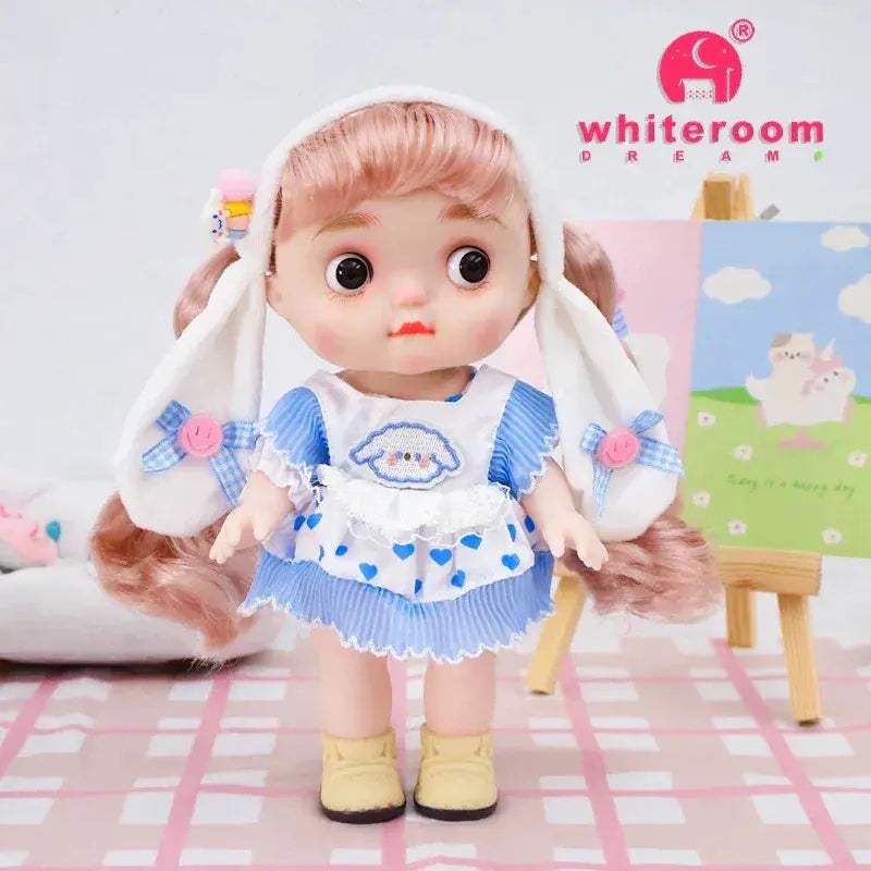 Reborn Baby Doll 25cm Cute Fat Cheeky Girl Gift Deluxe - ToylandEU