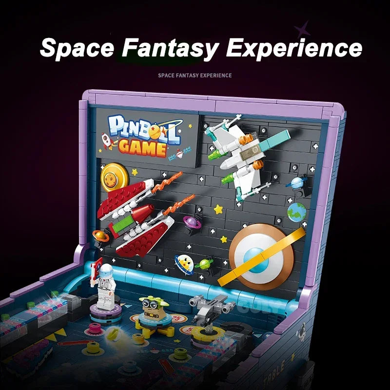 Pinball Building Block Set | 2309 Pieces | Led Light | For Adults And Teens
