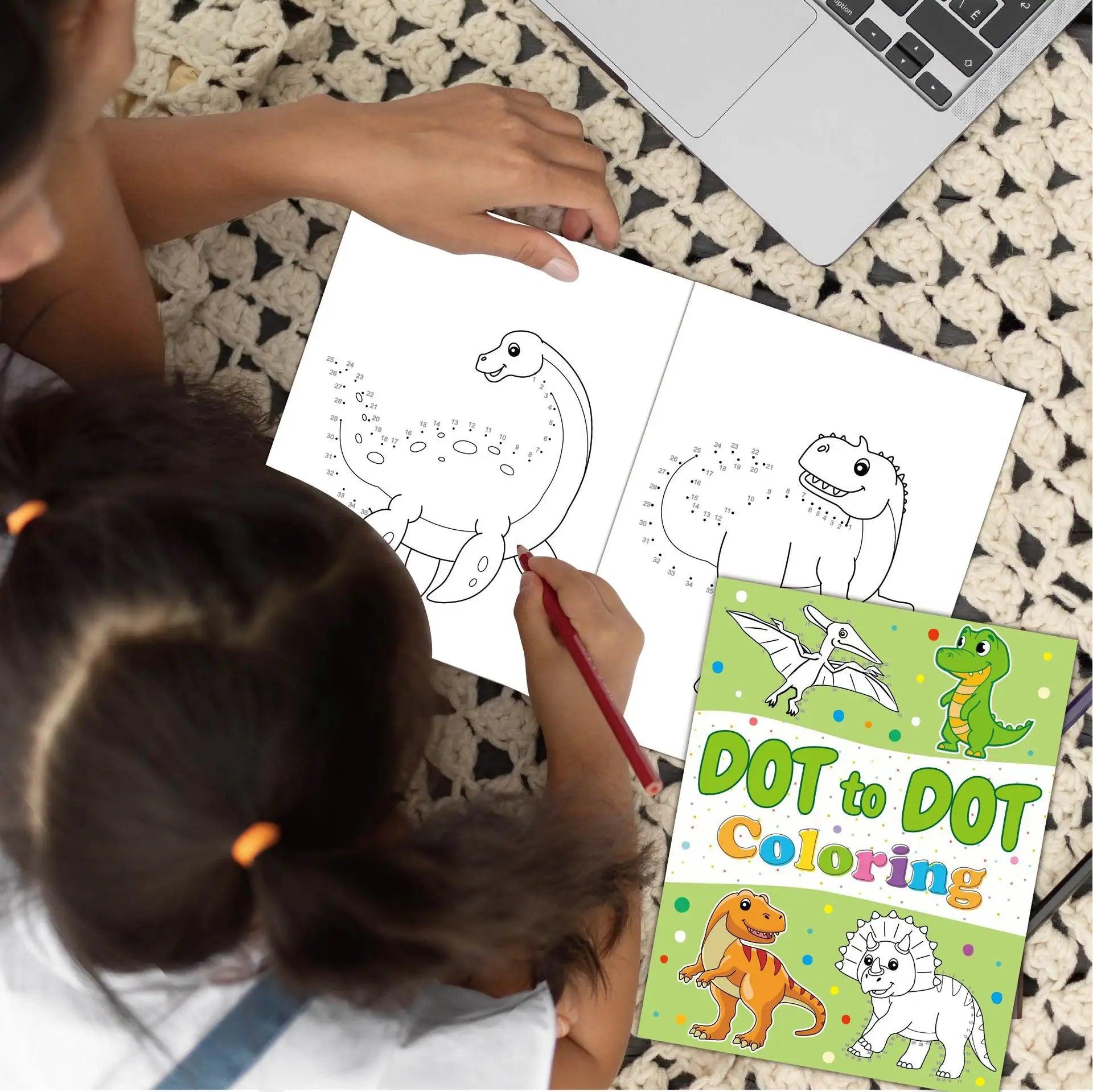 Kids Dot To Dot Book | Jumbo Dinosaurs | Toylandeu™