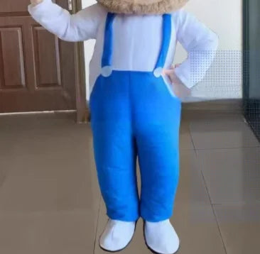 Cartoon Bunny Mascot Costume | Adult Size | Water Washable | Halloween Carnival