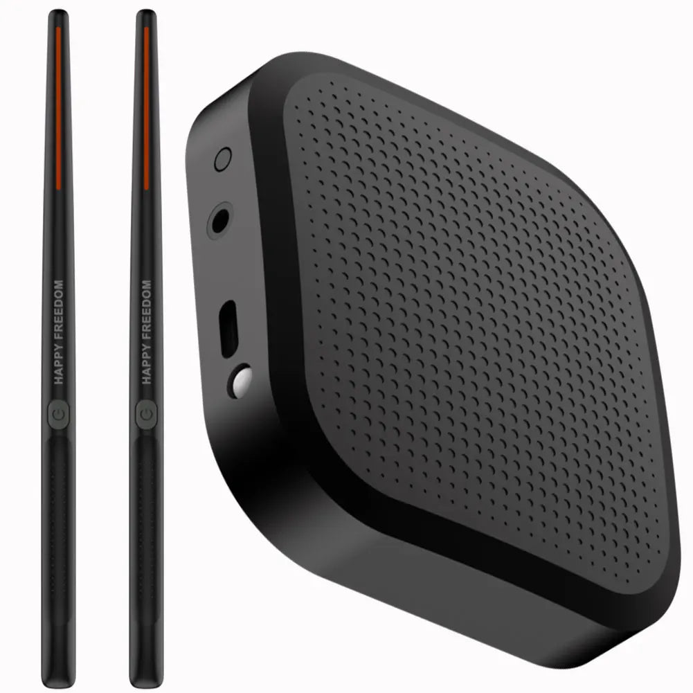 Virtual Air Drum Set With Portable Drumsticks And Pedals