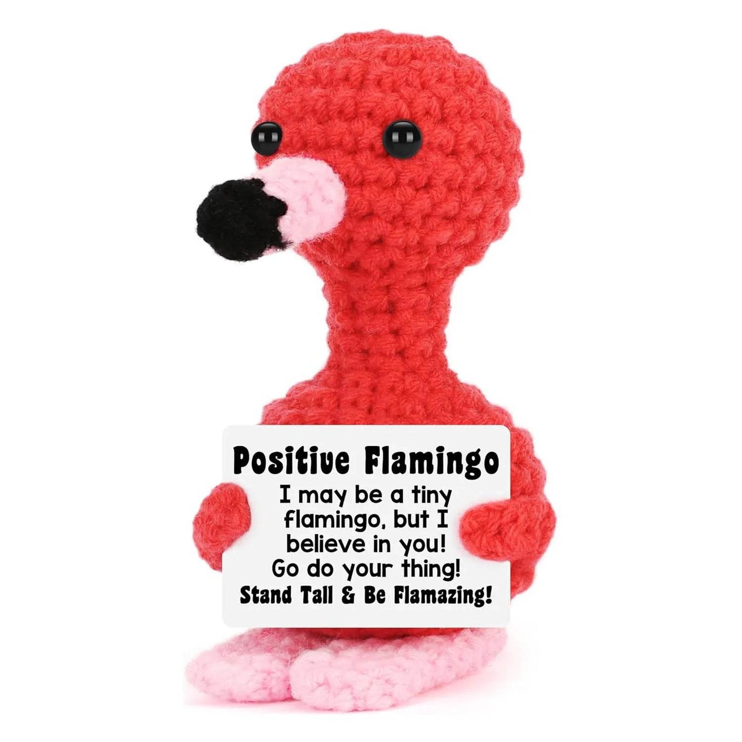Funny Positive Crochet Dolls Emotional Support Gift for Mom Friend Home Party Office Desk Decoration - ToylandEU