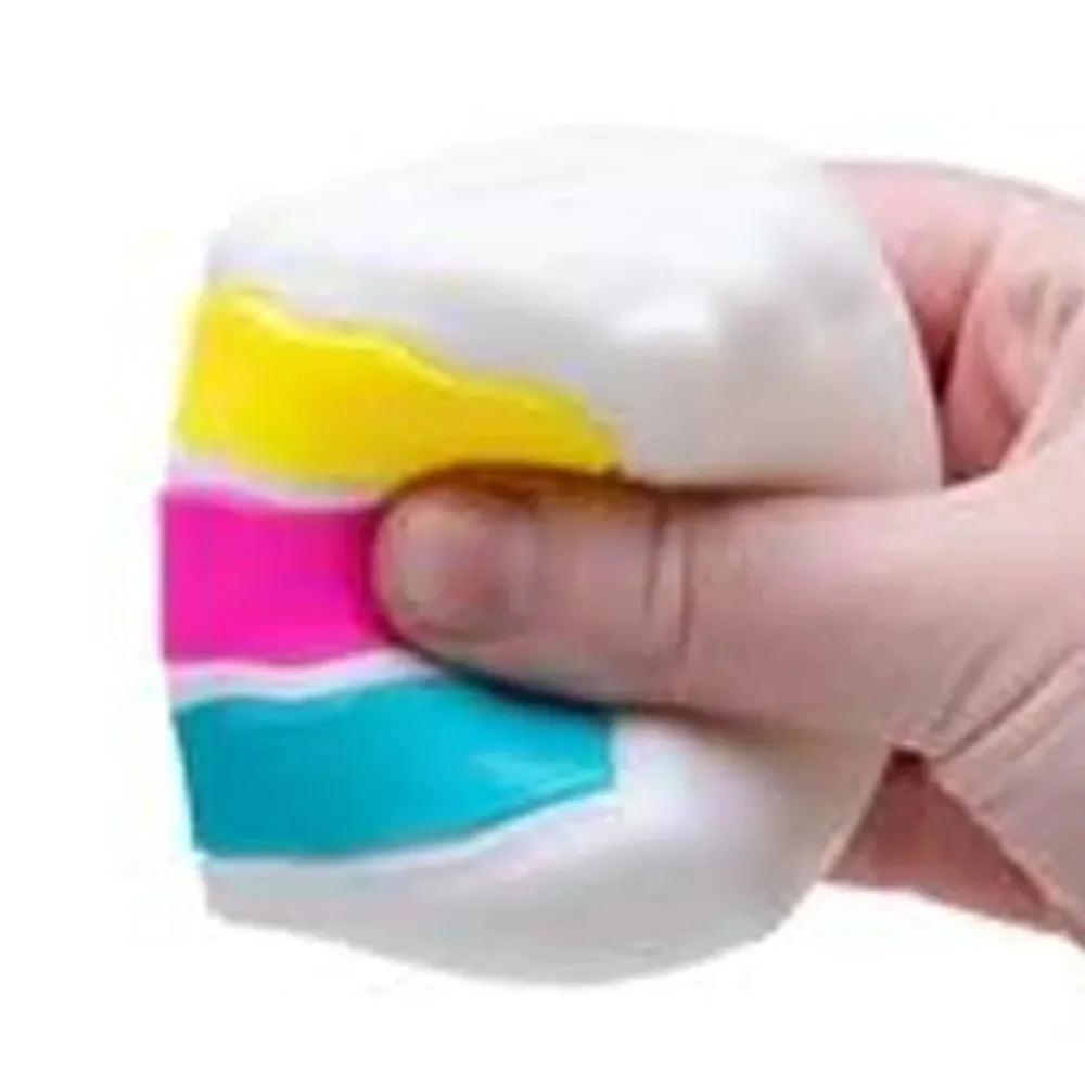 Sensory Cube | Slow Rising Texture | Soft Squeeze Feel | Teens And Adults