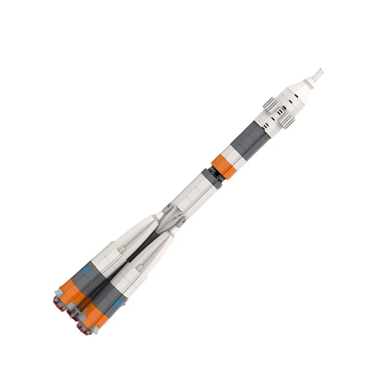 Soyuz Rocket 1:110 Scale Building Block Set - DIY Educational Bricks - ToylandEU