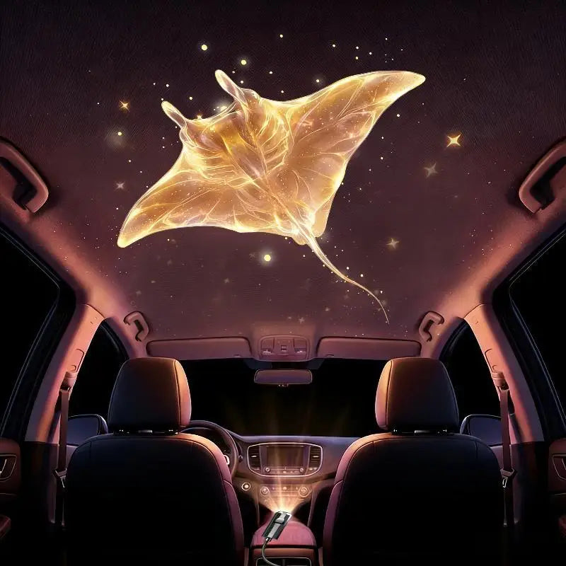 LED Ocean Projector | Rotating Starlight | Replaceable Films | Bedroom Use