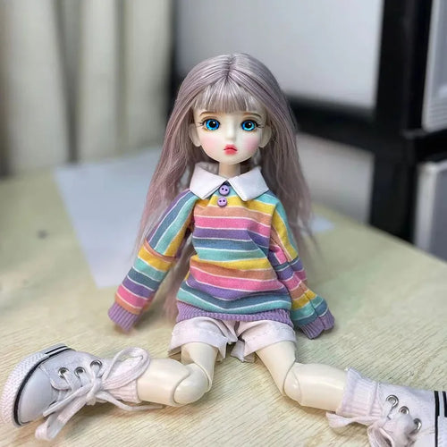 Fashionable 1/6 BJD Doll with Complete Outfit and Interchangeable Eyes ToylandEU.com Toyland EU