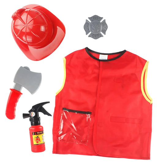 Kids Firefighter Costume - Fun Role Play & Learning for Toddlers