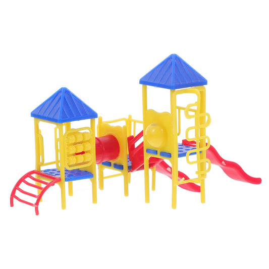 Toy Slide Dolls House Decor Miniature Model Models Small Playground Home Ornament Plastic Sand Table Buildings