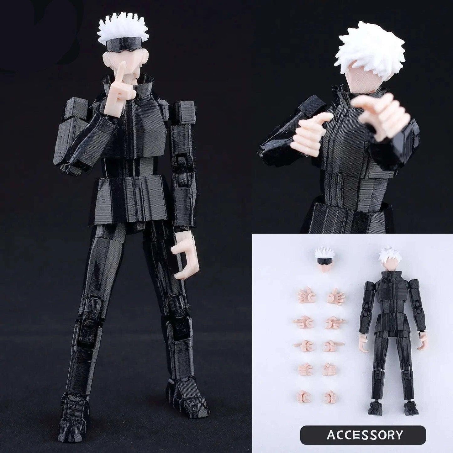 Jujutsu Kaisen 3D Printed Anime Figurine, Gojo Satoru Toji Yuji Sukuna Mahoraga Yuta