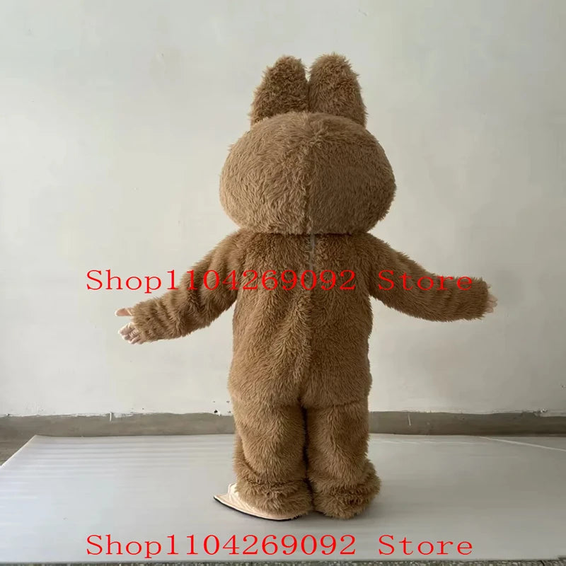 Cartoon Bunny Mascot Costume | Adult Size | Water Washable | Halloween Carnival