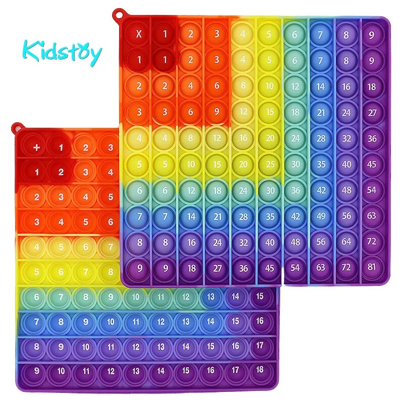 Montessori 9 Multiplication Table Double Sided Educational Math Toy