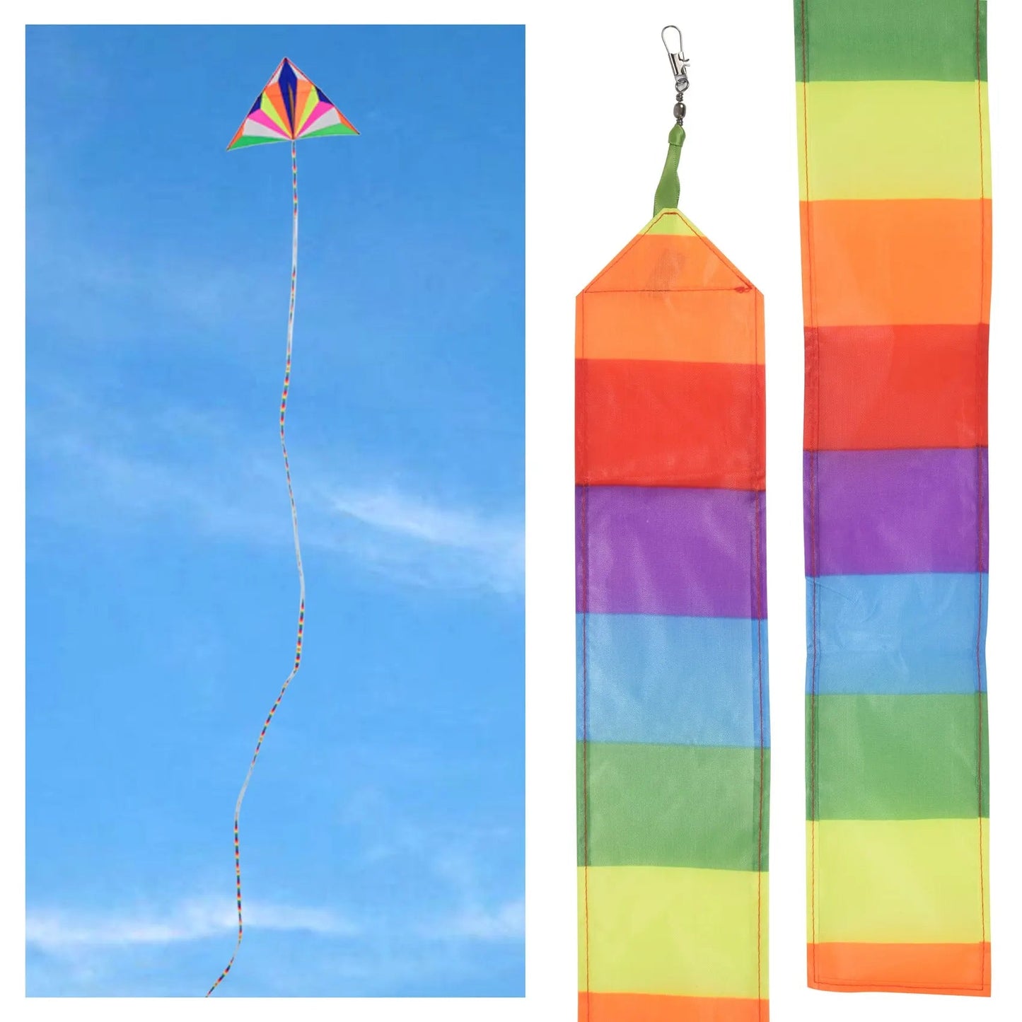 Colorful Nylon Kite Tail for Adding Beauty and Stability - ToylandEU