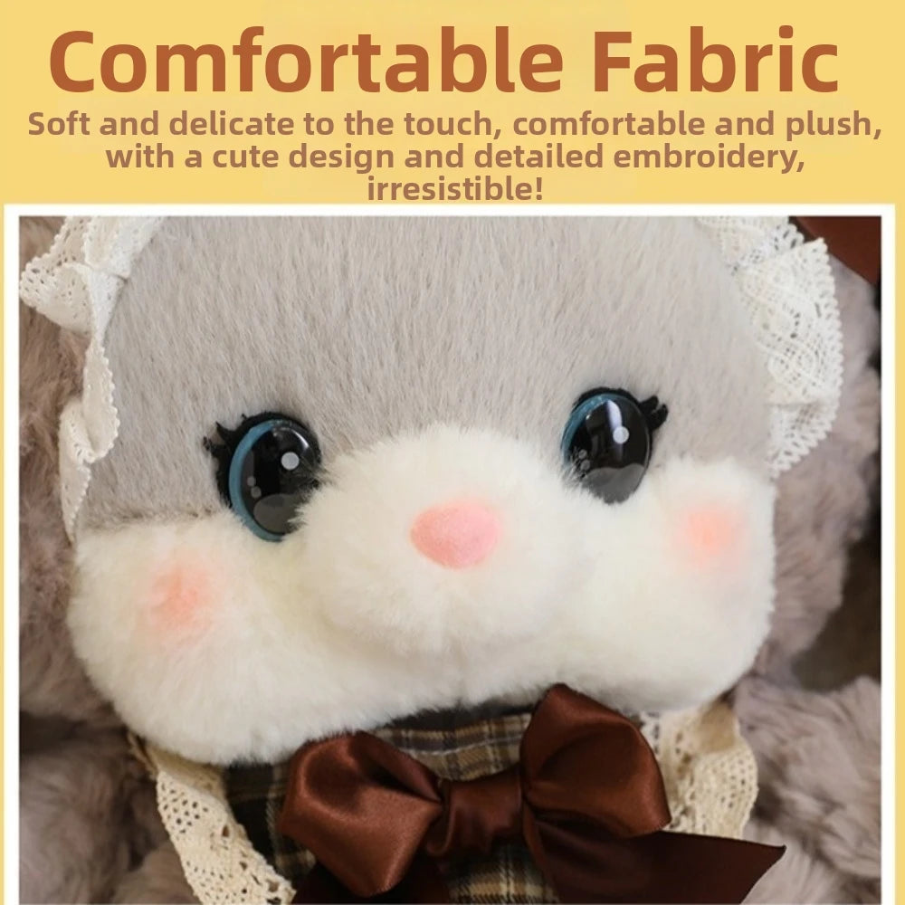 Colorful Cute Animal Plush Backpack With Detachable Strap