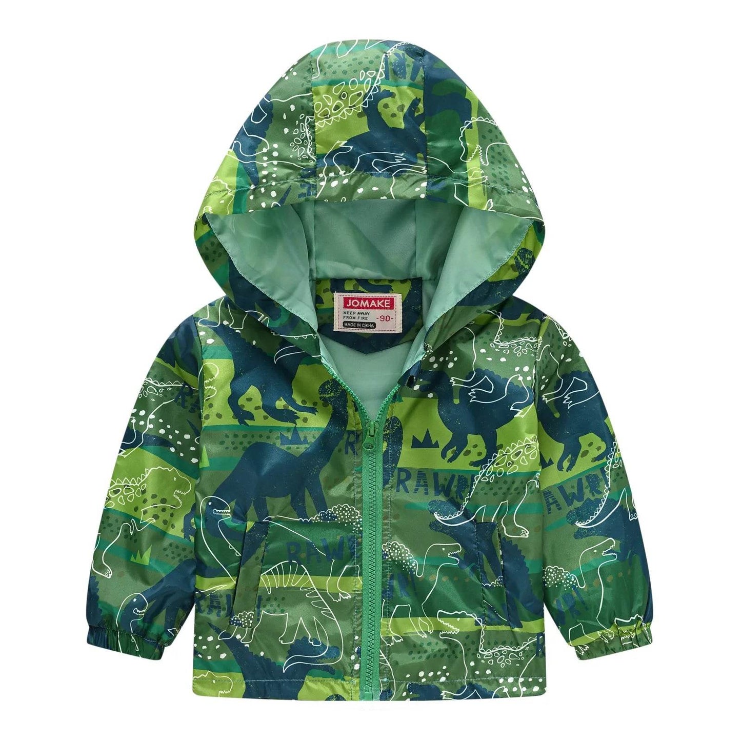 Premium Kids Jacket Cartoon Dinosaur Print For Kids - ToylandEU
