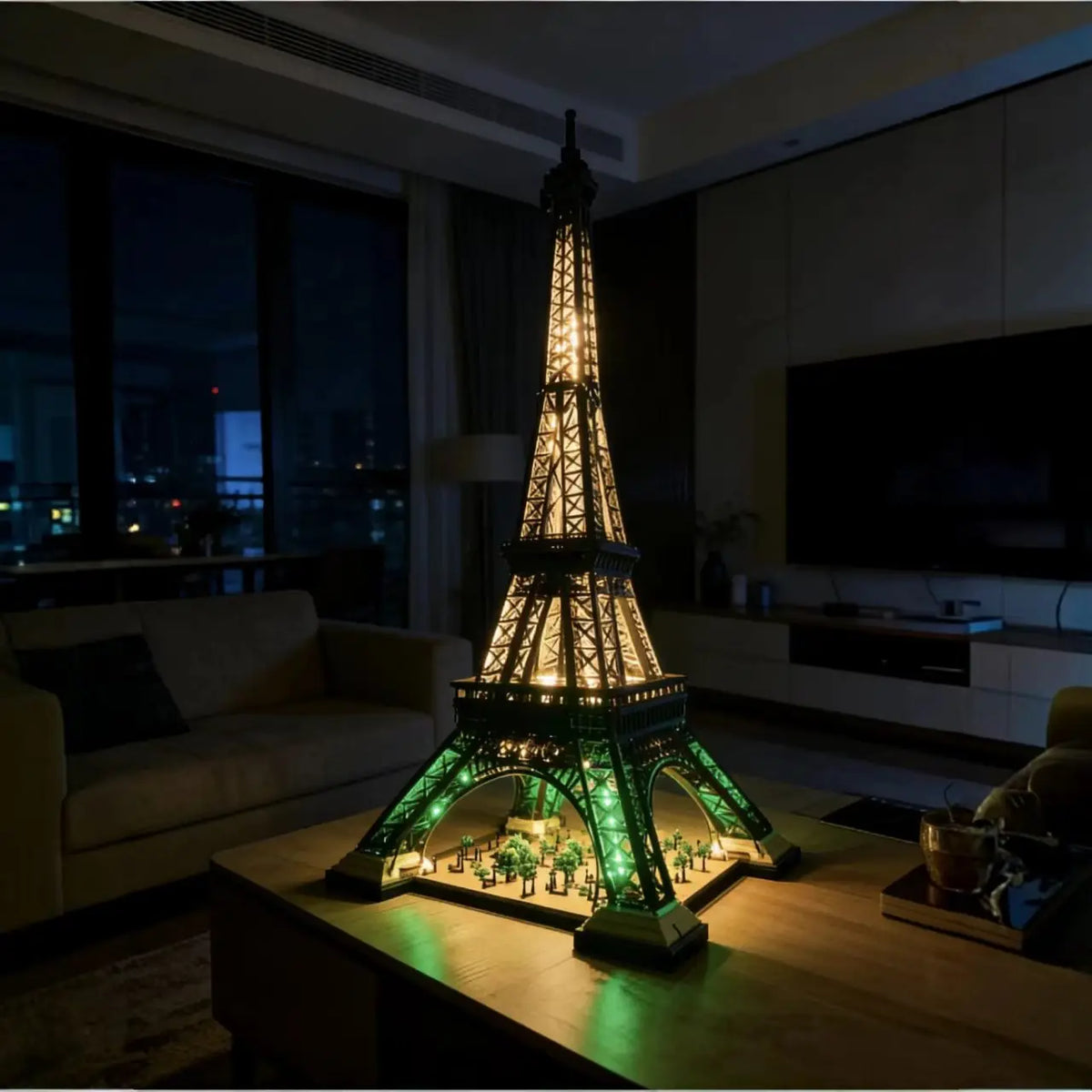 LED Light Kit For 10307 Eiffel Tower | Works With Bricks | Easy Setup | 18+ Adult