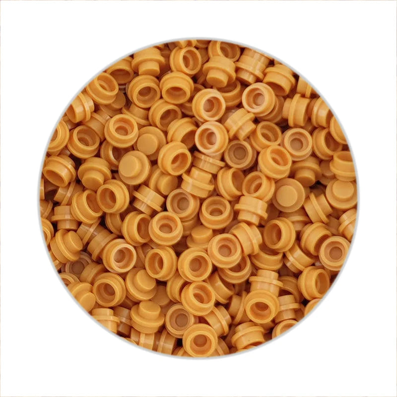Building Block Plates | 1X1 Round Shape | Lego Compatible | Assorted Pack