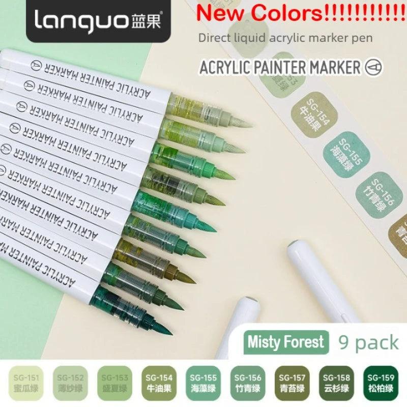 Acrylic Markers | Soft Brush Tip | Toylandeu™