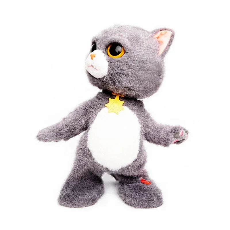 Singing Walking Talking Plush Cat Toy With Realistic Motion - ToylandEU