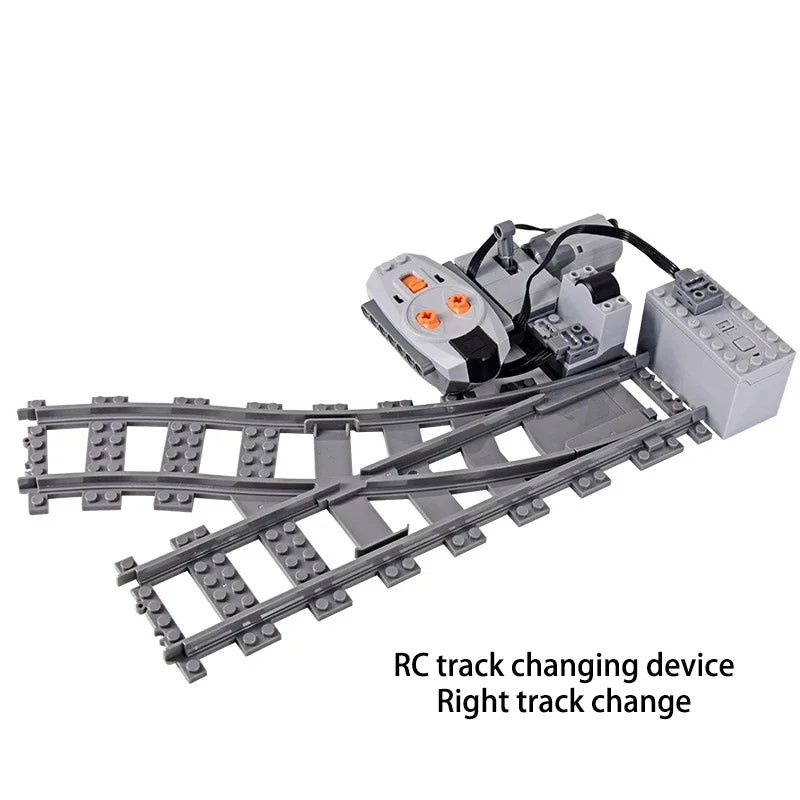 Train Track Building Blocks | Compatible With LEGO | Bridge Cross Track | Cross Track Set