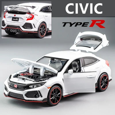 Honda Civic Type R Diecast | 1:32 Scale | Alloy Sound And Light | Adult Collector