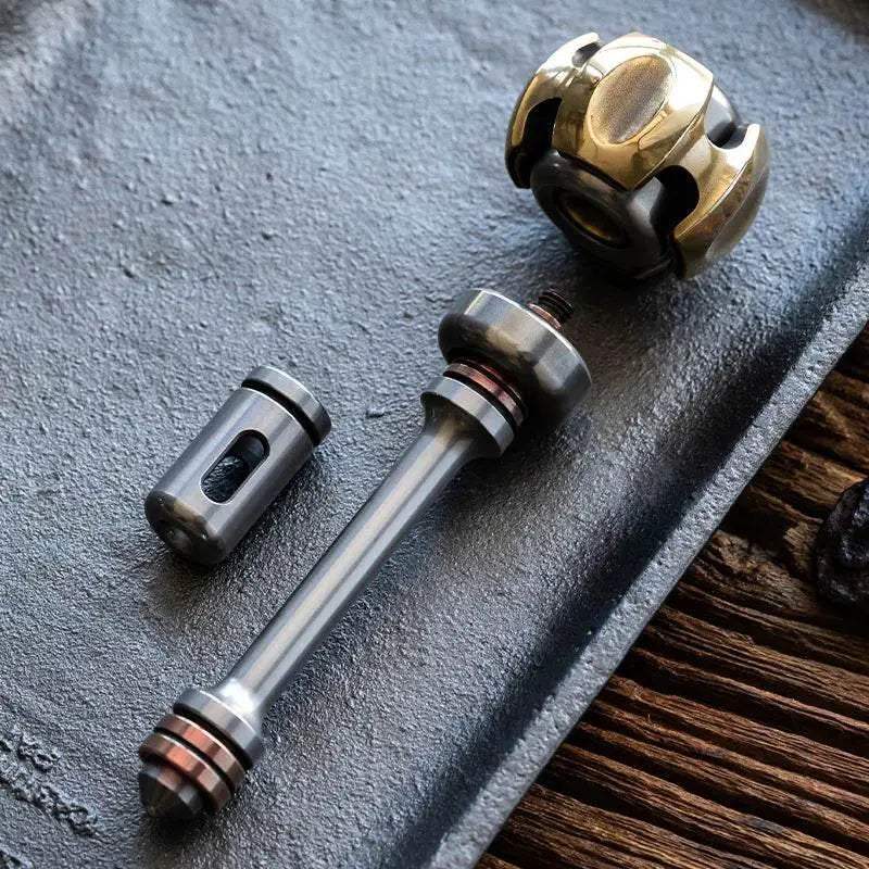 LAUTIE Fingertip Gyro NOIZ C-NANO EDC Out Of Print Decompression Luminous Metal Fidget Toy - ToylandEU