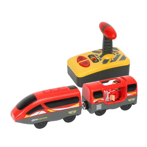 Electric RC Train Set for Kids - Compatible with Wooden Railway Tracks ToylandEU.com Toyland EU