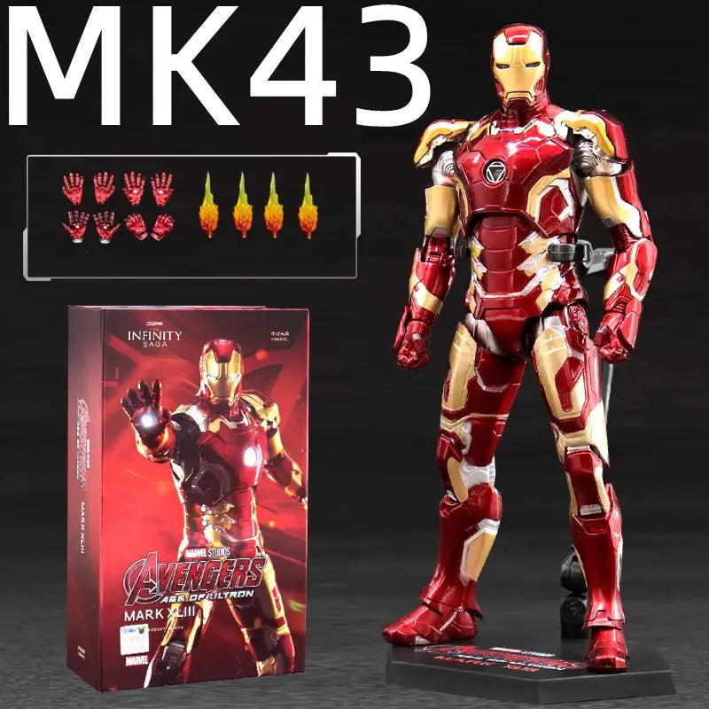 Original ZD Toys Iron Man Legends MK42 MK43 MK46 War Machine 1/10 MK50 MK2 MK3 MK4 MK5 MK6 MK7 Tony Stark Model Action Figure - ToylandEU