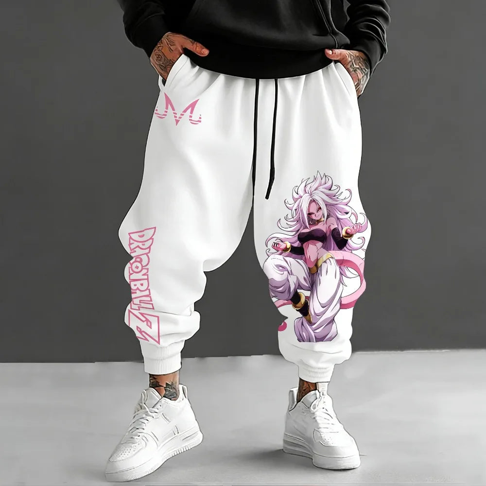Joggers | Quick Dry Fabric | Dragon Ball Majin Android 21 3D Print | All Sizes