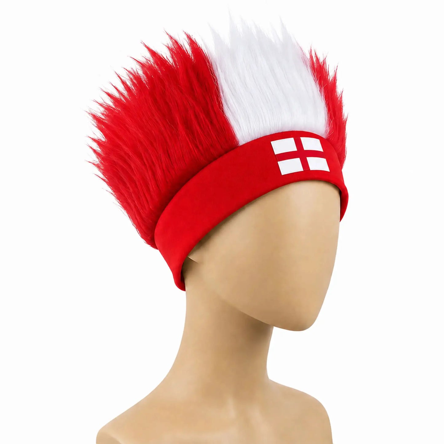 World Cup Wig with Logo, National Flag Colors,Headgear,Fan Wigs CostumeBrazil, Argentina, France, Germany, Mexico, United States - ToylandEU