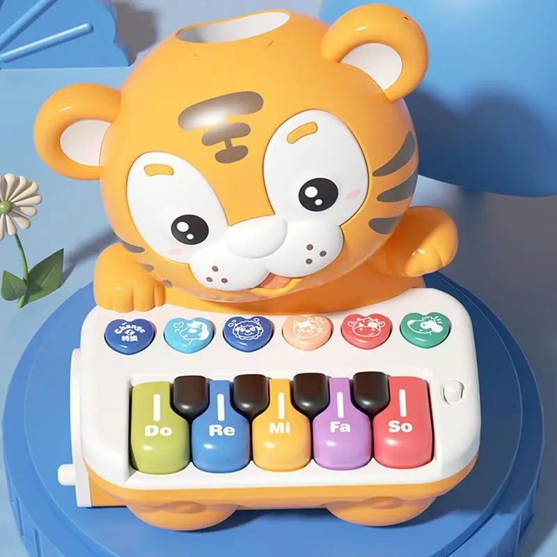 Baby Tiger Keyboard Piano with Educational Musical Flashing Lights