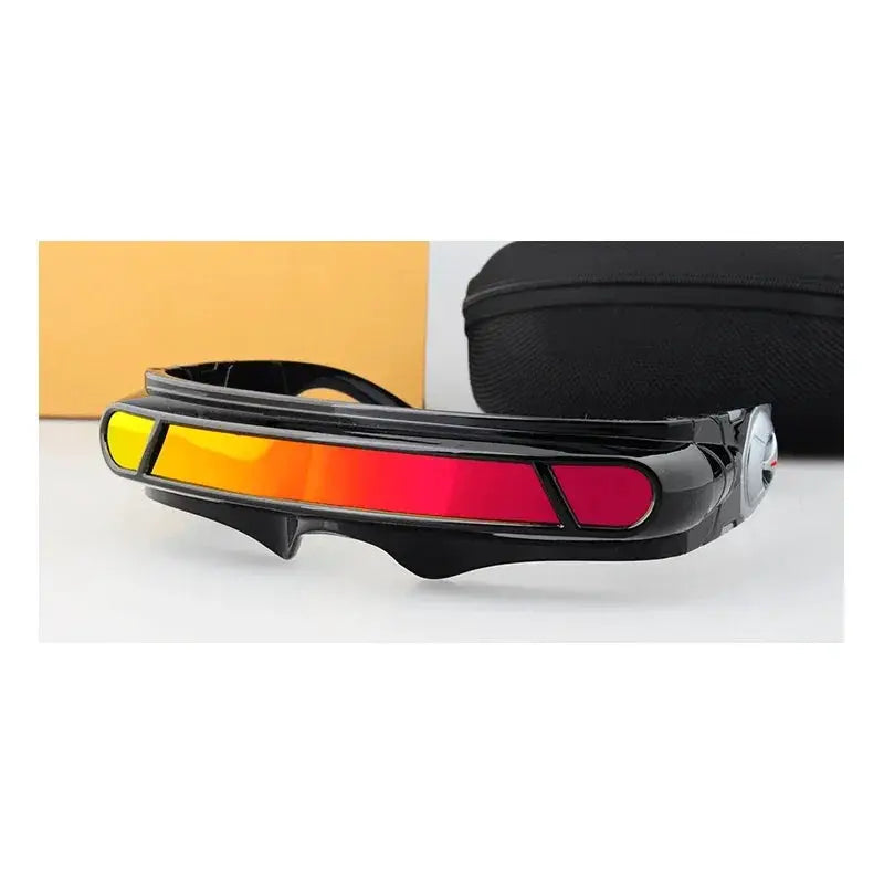 x-man sunglasses X-men Cyclops Cosplay Polarized Sunglasses for Men Women Memory Material Shield Designer Sunglasses - ToylandEU