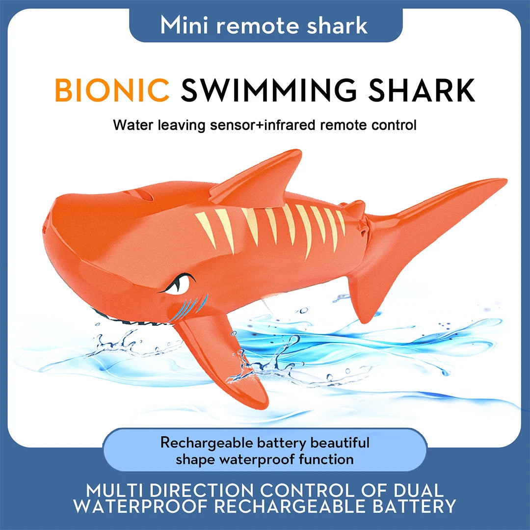 RC Shark Waterproof Electric Remote Control USB Charging Simulated - ToylandEU