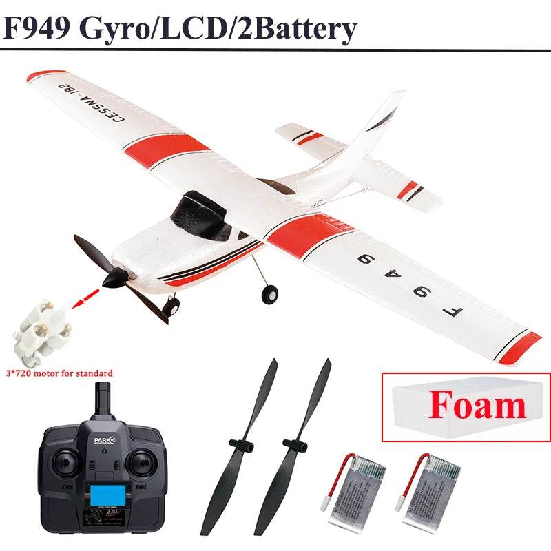 WLtoys F949 2.4G 3D6G 3Ch RC Airplane Gyroscope RTF Upgrade - ToylandEU