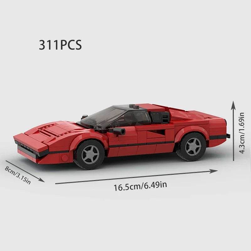 Moc Speed Champions AE86 Cars Racers Building Blocks Set - ToylandEU