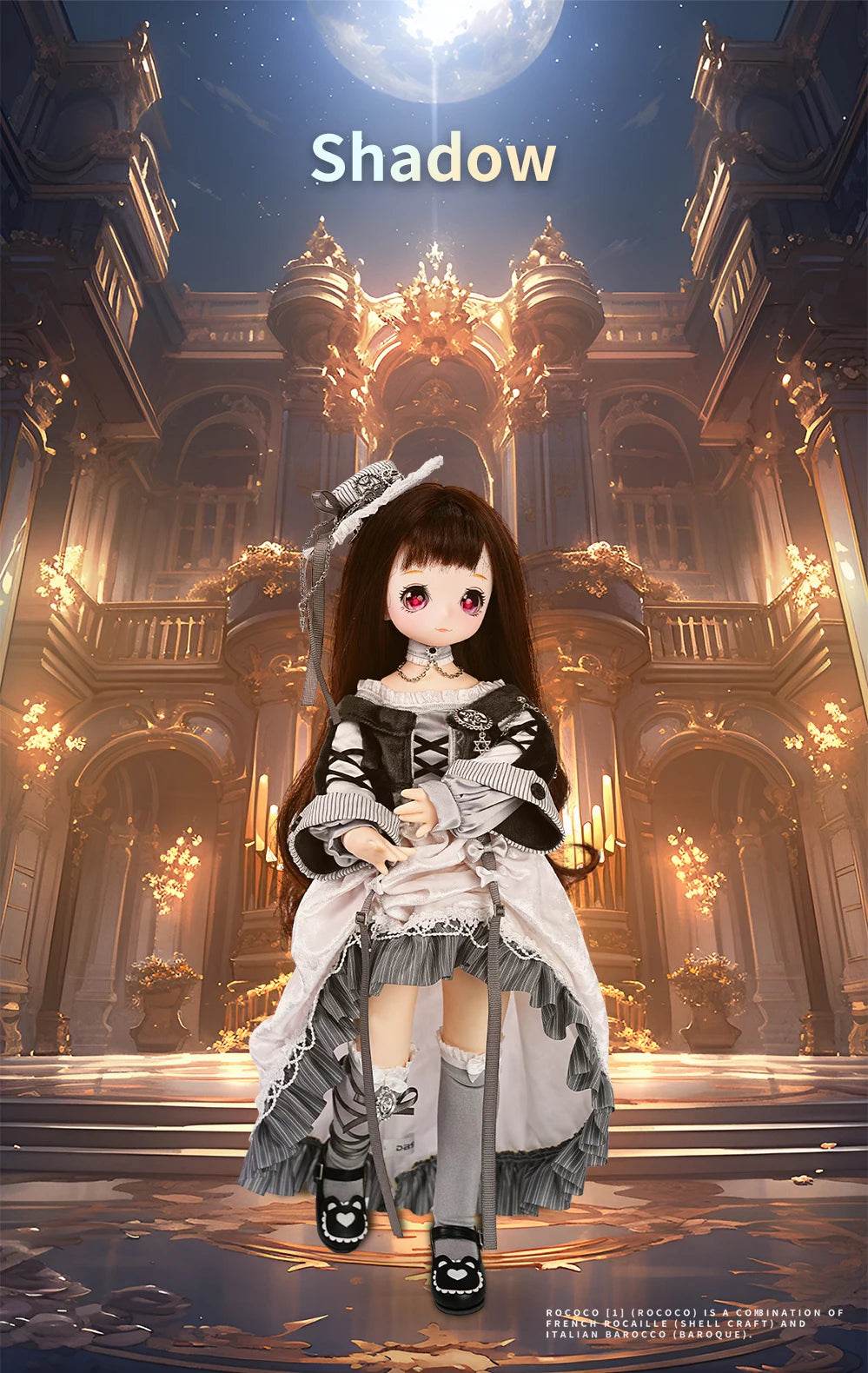 Shadow DBS Doll 1/4 BJD White Skin Fairy Resin - ToylandEU