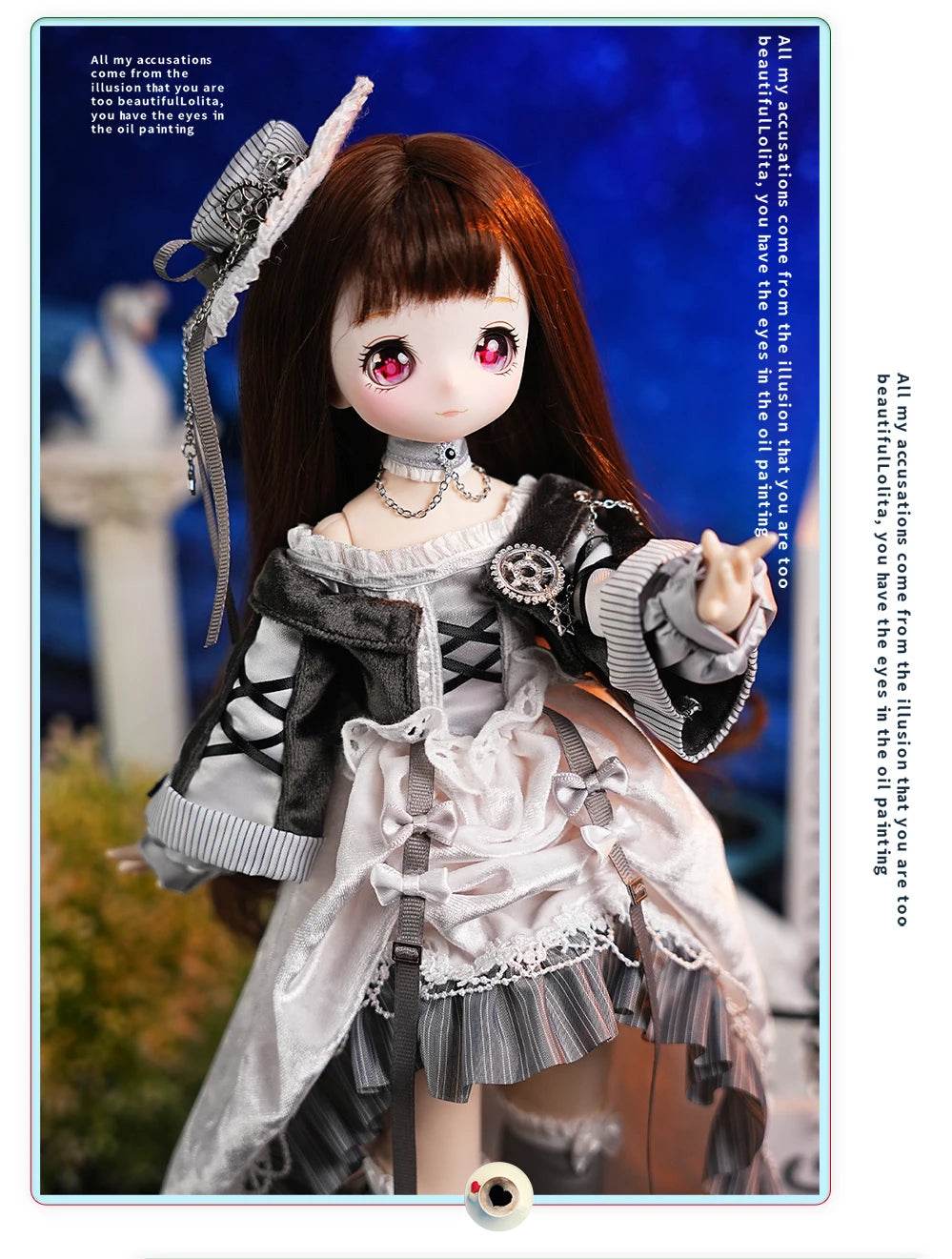 Shadow DBS Doll 1/4 BJD White Skin Fairy Resin - ToylandEU