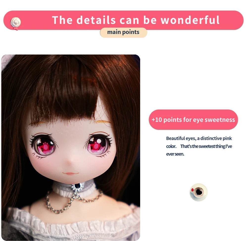 Shadow DBS Doll 1/4 BJD White Skin Fairy Resin - ToylandEU