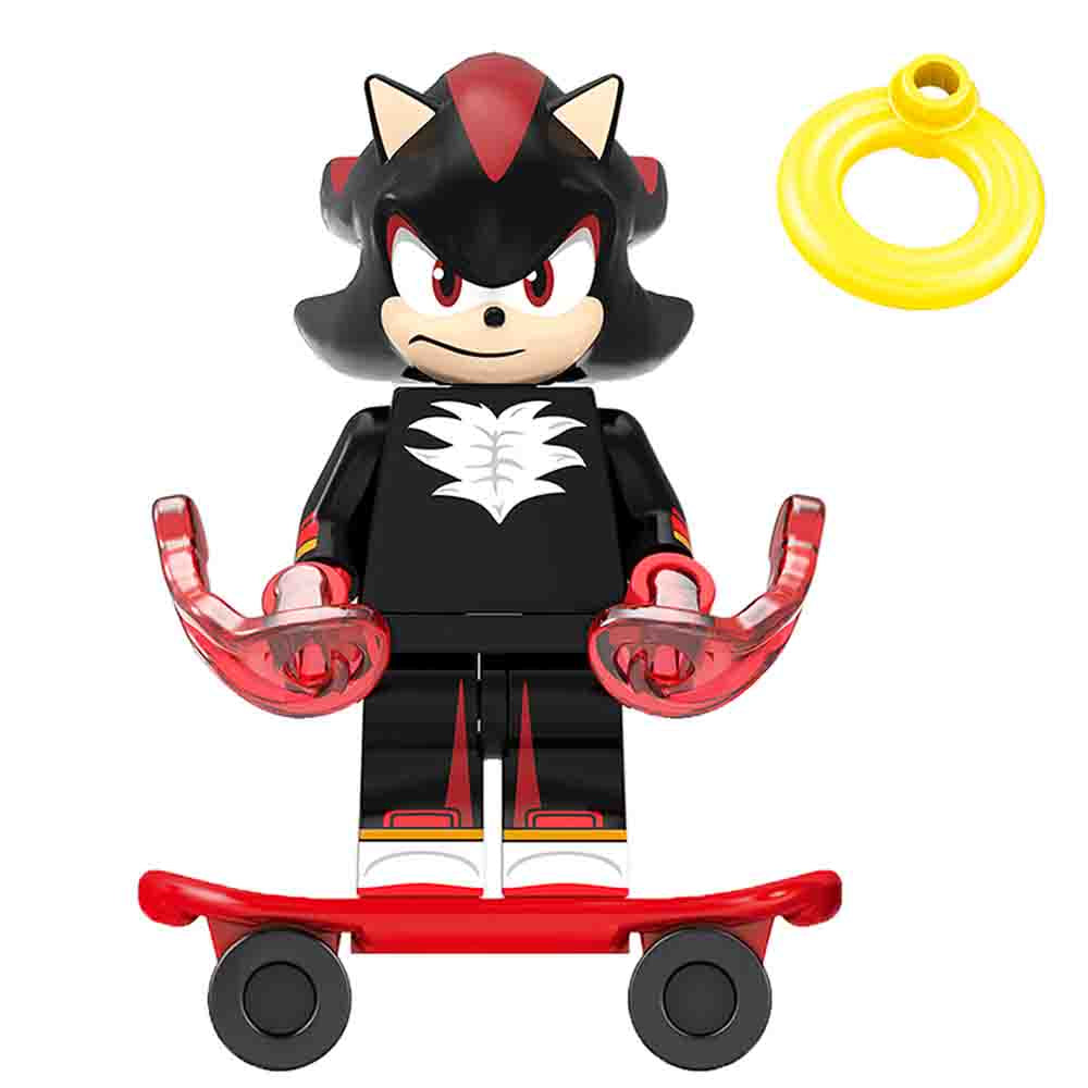 Shadow the Hedgehog Minifigure | LEGO Compatible | Toylandeu™