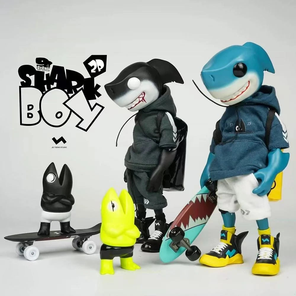 Shark Boy Figure | 220mm PVC Collectible | Toylandeu™