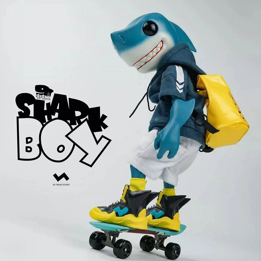 Shark Boy Figure | 220mm PVC Collectible | Toylandeu™