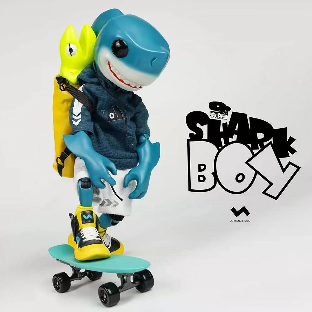 Shark Boy Figure | 220mm PVC Collectible | Toylandeu™