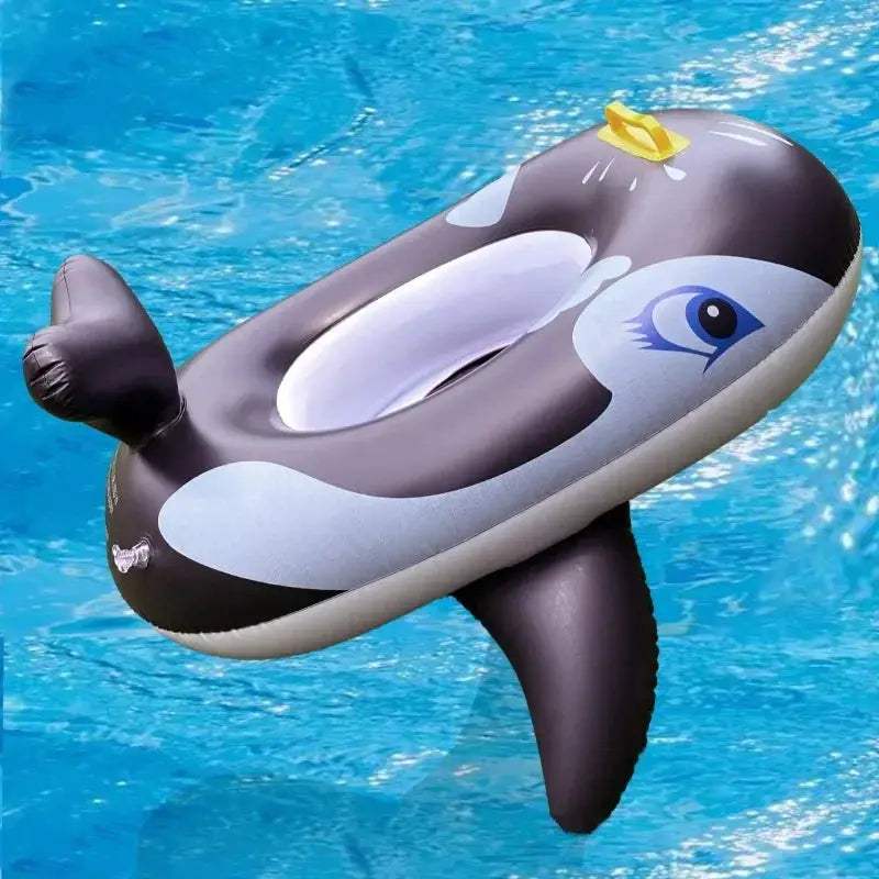  Shark Cartoon Inflatable Pool Float For Kids Safe Pvc -  ToylandEU™