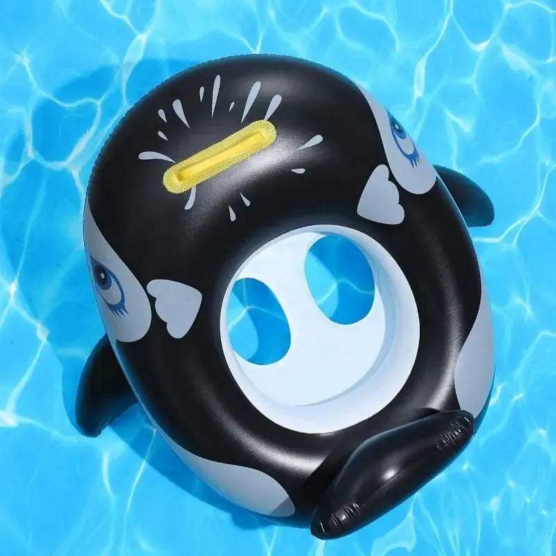  Shark Cartoon Inflatable Pool Float For Kids Safe Pvc -  ToylandEU™