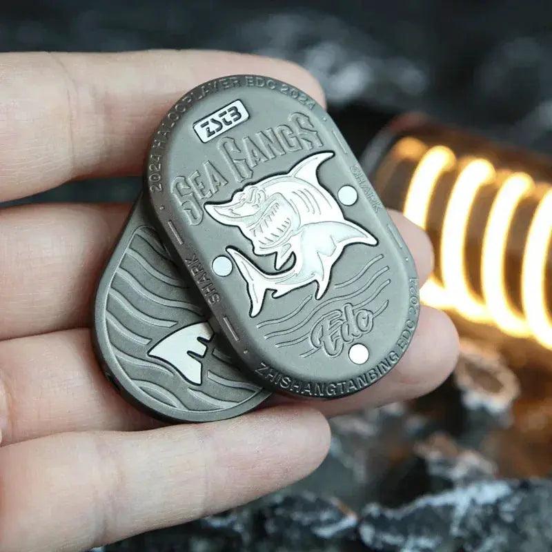  Shark EDC Fidget Slider Metal Stress Relief Toy -  ToylandEU™