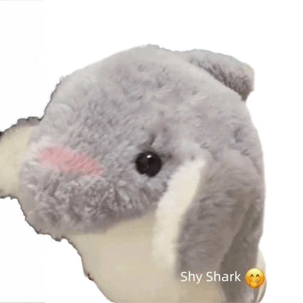 Shark Hand Puppet | Plush Pink Grey | Toylandeu™