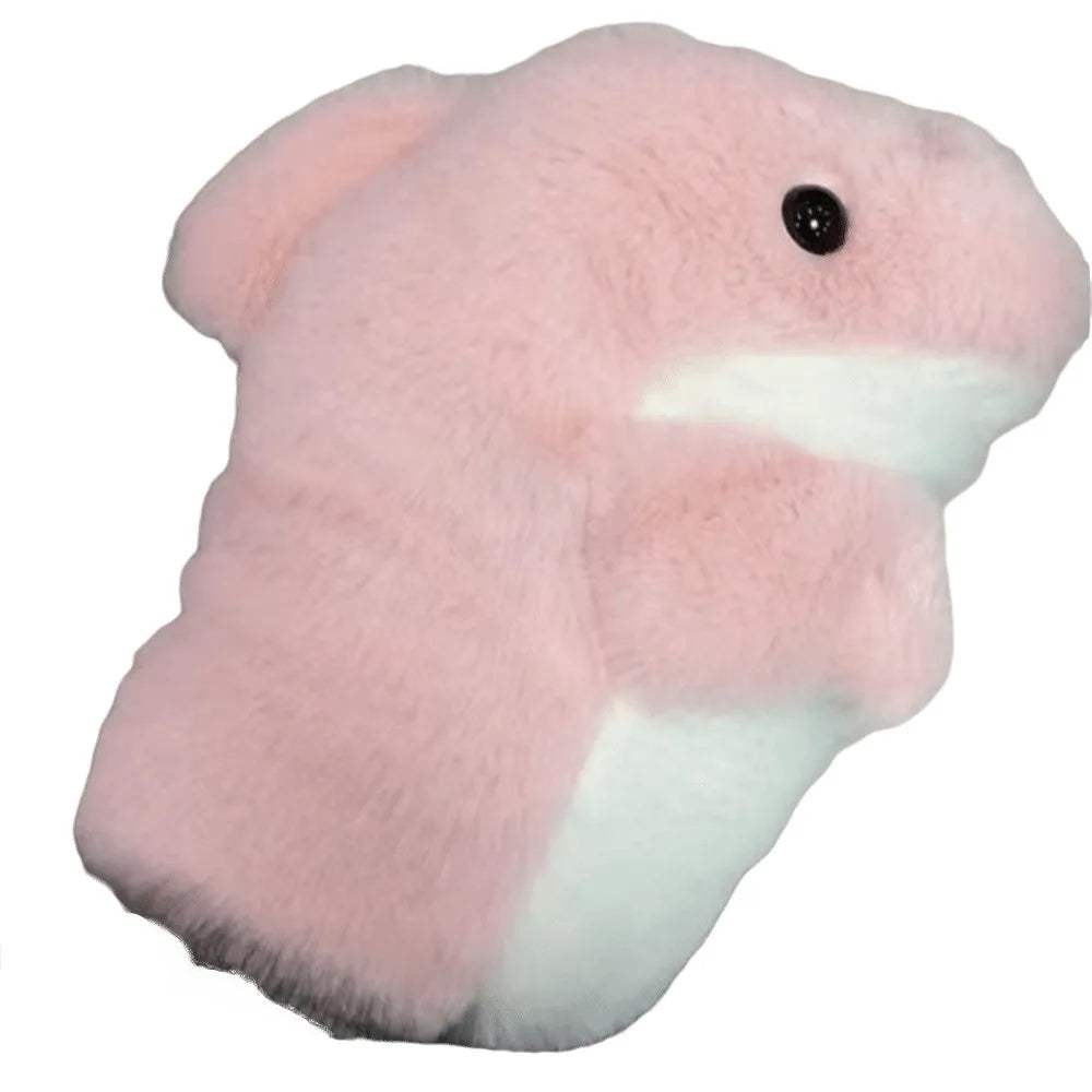 Shark Hand Puppet | Plush Pink Grey | Toylandeu™