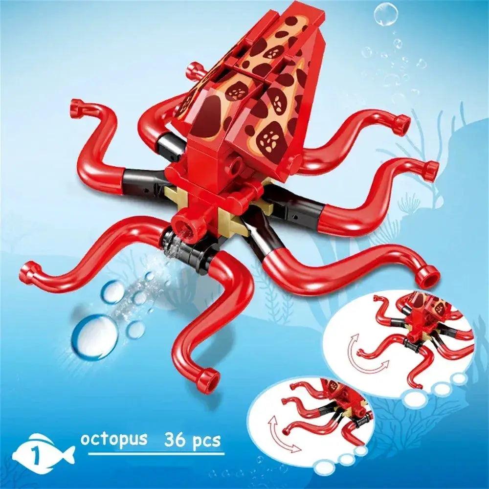  Shark Ocean Building Blocks Educational Coordination -  ToylandEU™